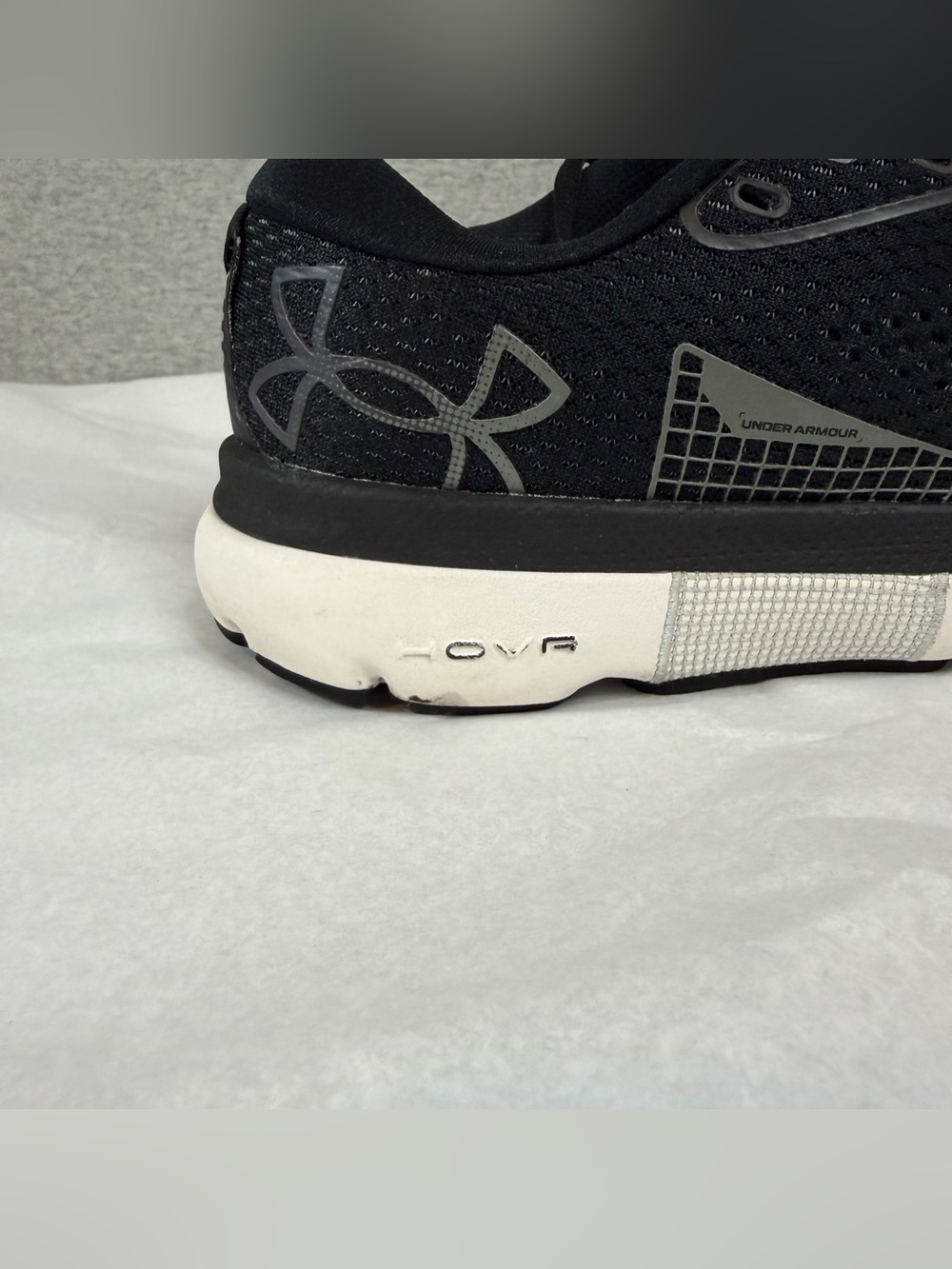 Under Armour HOVR Infinite 5 Running Shoes Women’s 7.5 3026550-002 Black Good - Picture 12 of 12